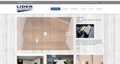 Desktop Screenshot of lider-interijeri.com