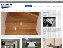 Tablet Screenshot of lider-interijeri.com